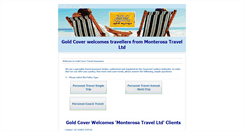 Desktop Screenshot of monterosatravel.goldcover.net