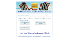 Desktop Screenshot of ace-leisurecare.goldcover.net