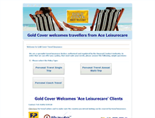 Tablet Screenshot of ace-leisurecare.goldcover.net